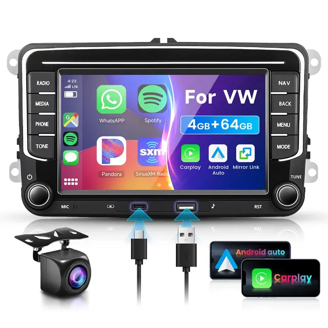 vechtel-autoradio-golf-polo-passat-7-4-64go-carplay-dsp image 1
