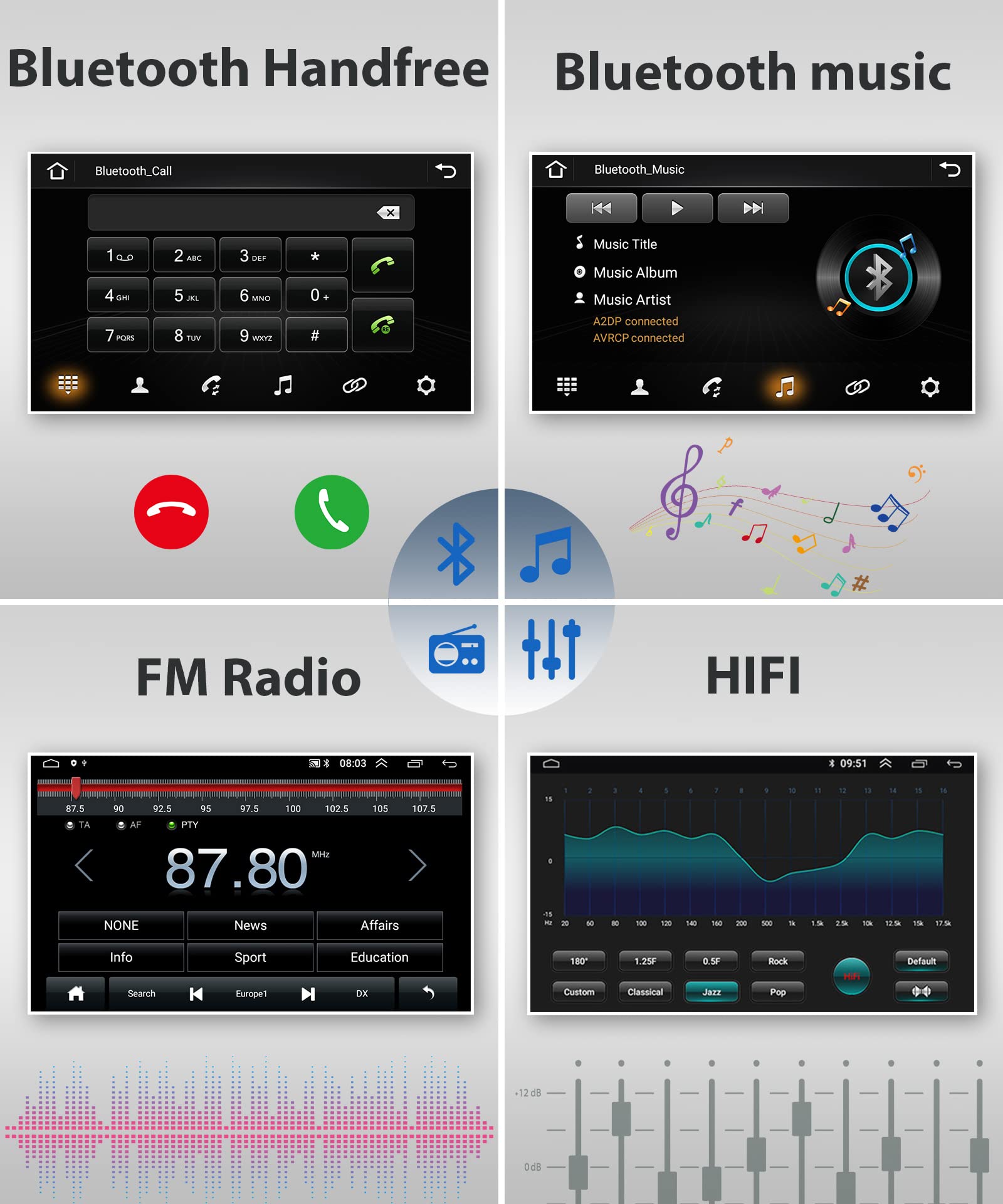 podofo-android-car-radio-autoradio-9-pouces-peugeot-407-canbus image 7