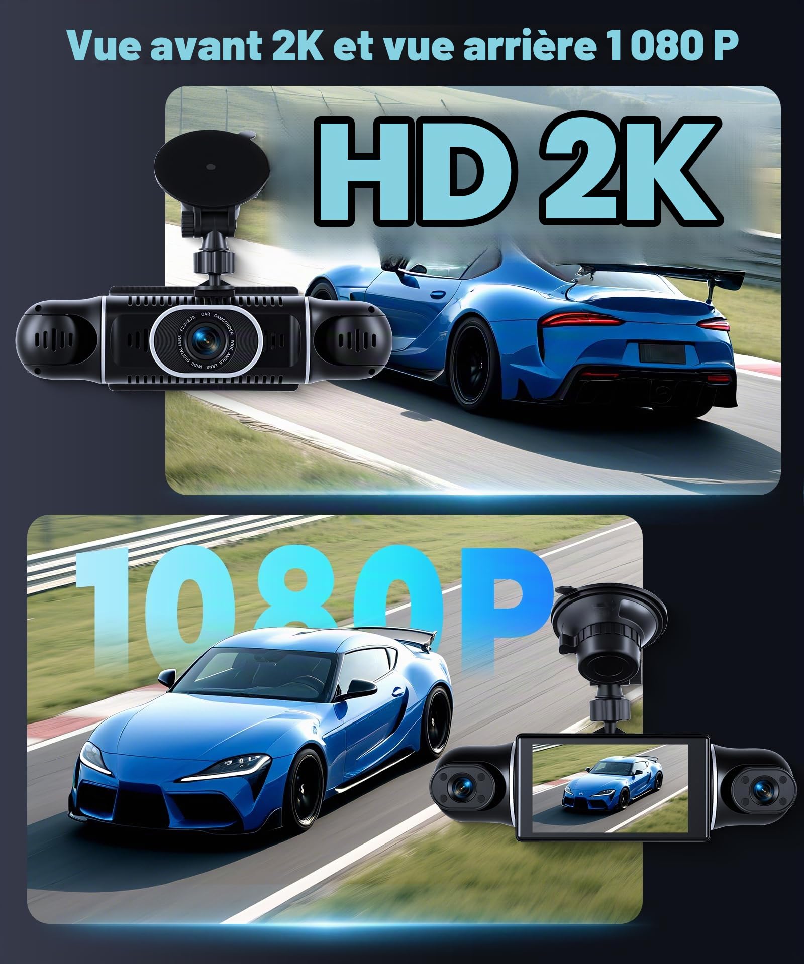 vechtel-dashcam-2k-wifi-cran-3-pouces-64go-inclus image 3