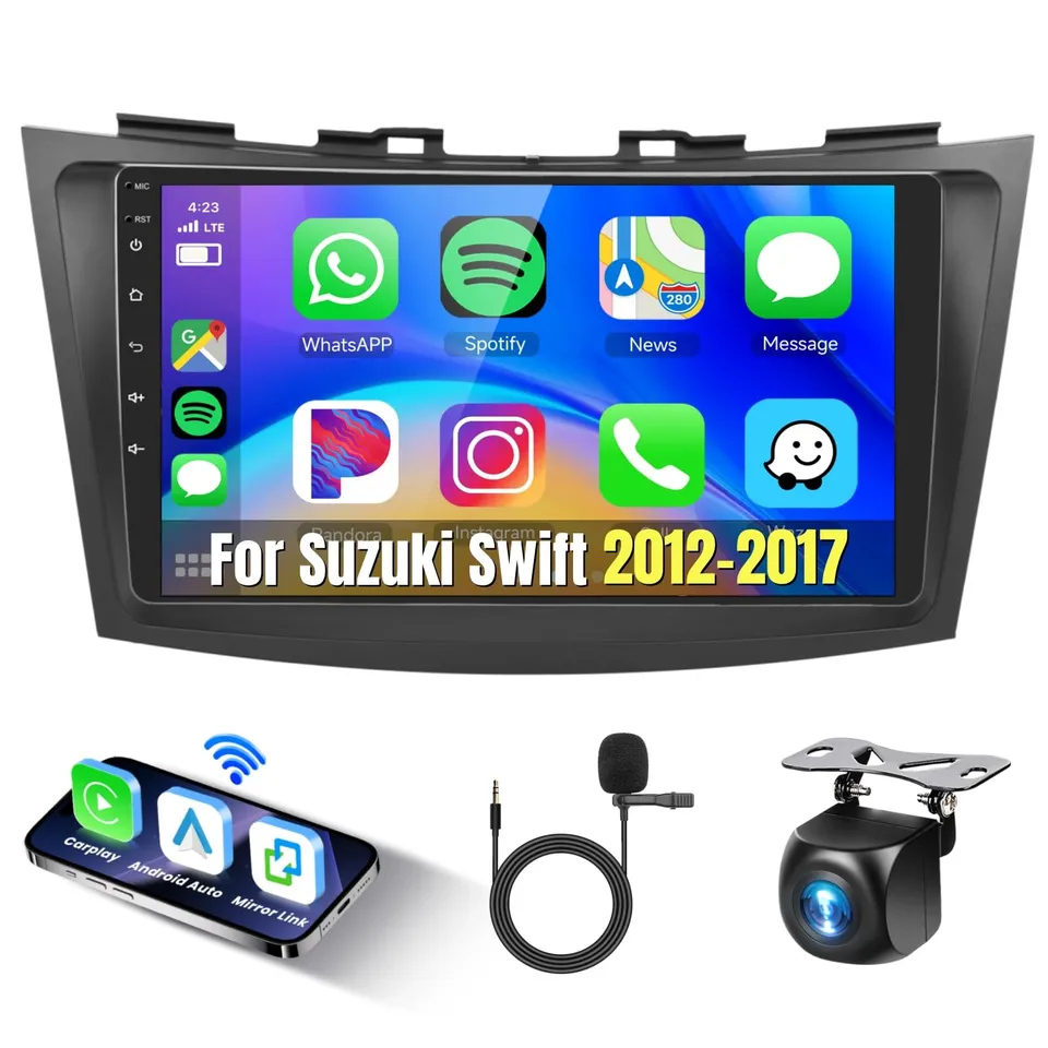 podofo-autoradio-suzuki-swift-9-pouces-android-13-carplay-1-32g image 1