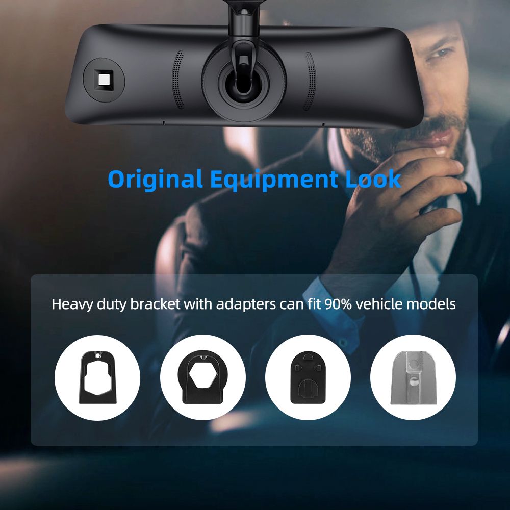 auto-vox-t9-pro-dashcam-avant-arri-re-1080p-gps-tactile image 3