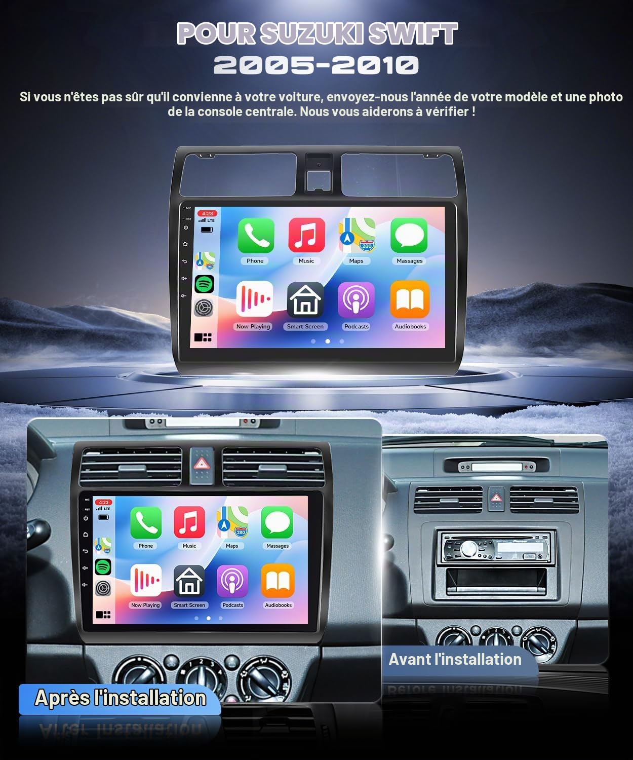 vechtel-autoradio-tactile-10-1-suzuki-swift-4-64-go-android-15 image 2