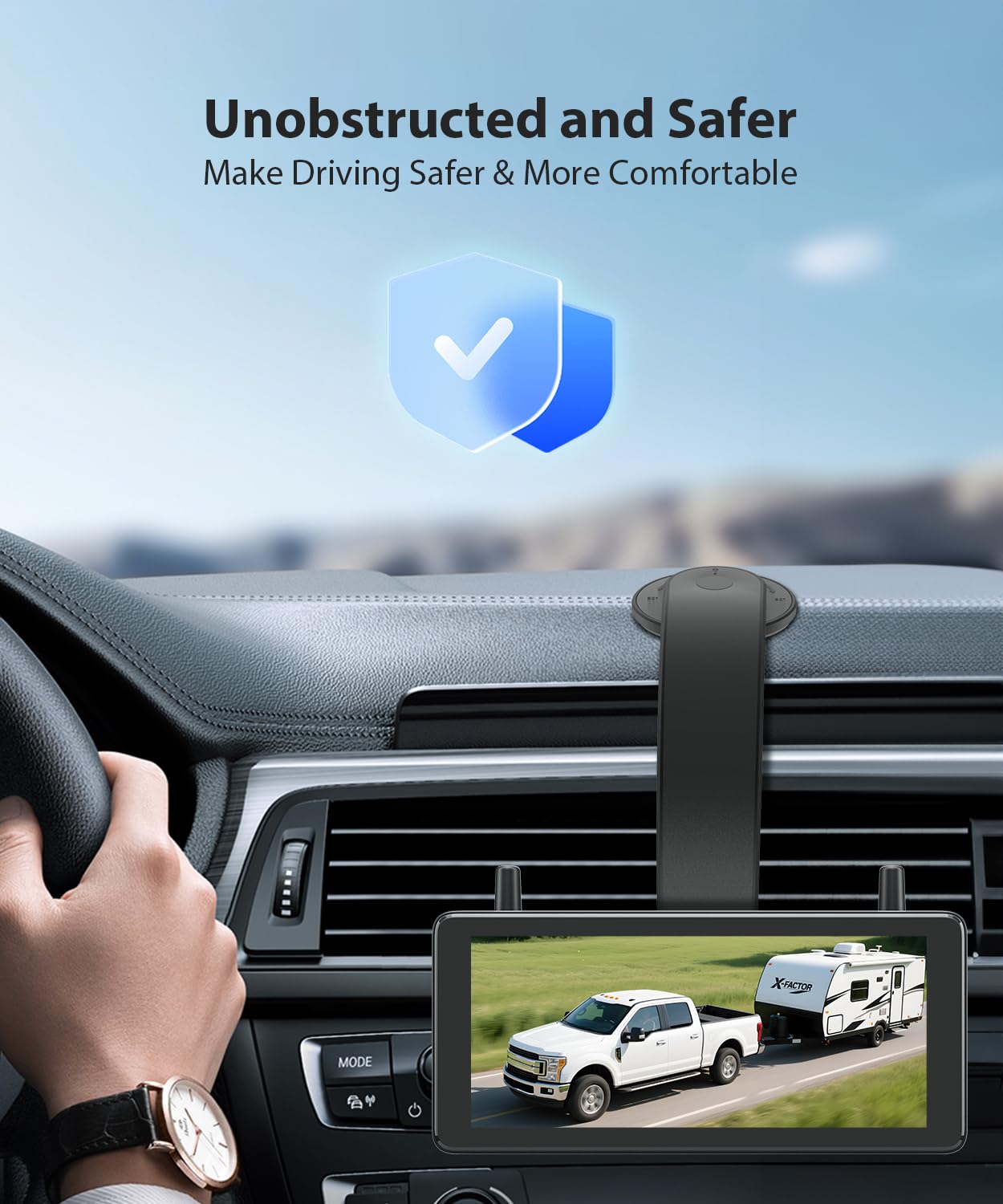 auto-vox-t3-support-cran-voiture-bras-flexible-tableau-de-bord image 2