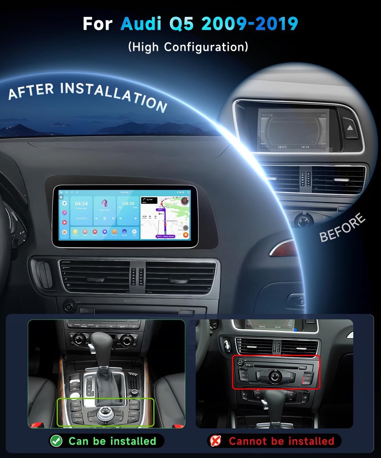 vechtel-autoradio-audi-q5-2009-2019-12-3-pouces-4-64go-carplay image 2