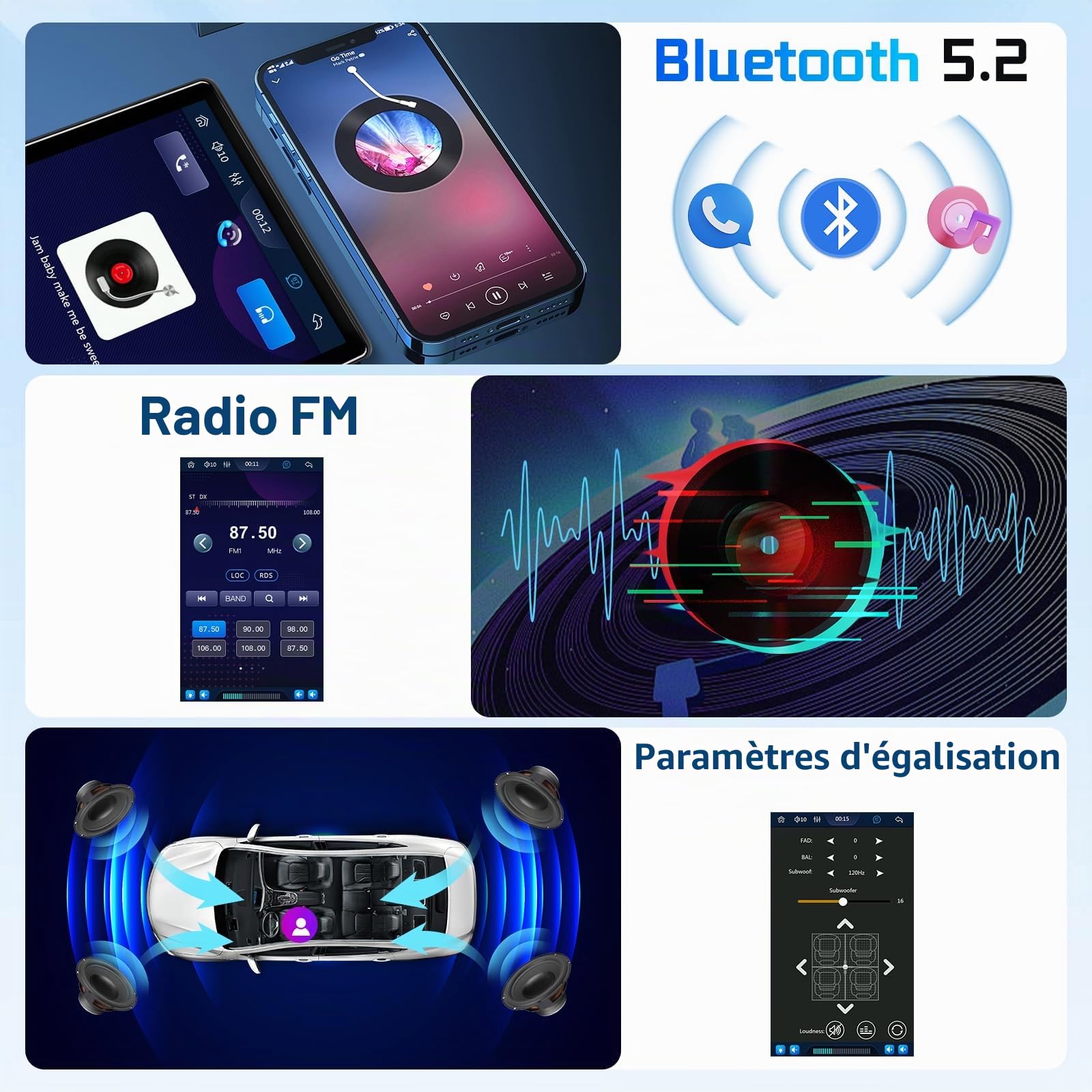 vechtel-autoradio-1-din-10-4-cran-rotatif-carplay-bluetooth image 5