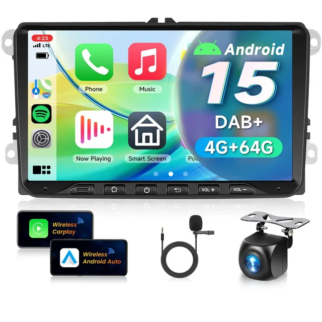 vechtel-autoradio-sp-cifique-v-hicule-9-pouces-dab-4g-64g-carplay image 1