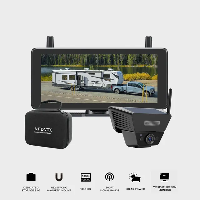 auto-vox-solar-5b-cam-ra-de-recul-solaire-7-2-1080p-nuit image 1