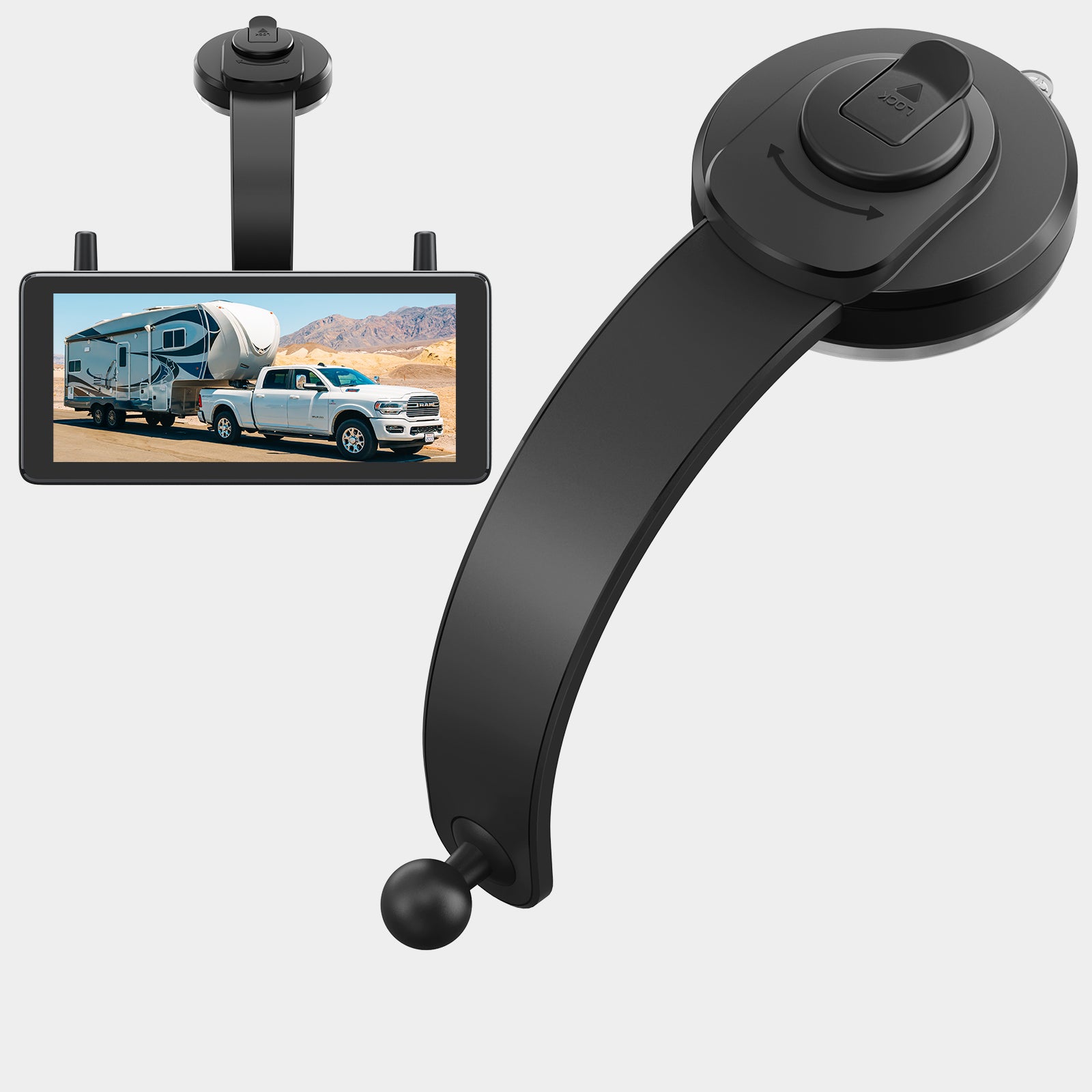 auto-vox-x8-support-ventouse-moniteur-cam-ra-recul-360 image 1