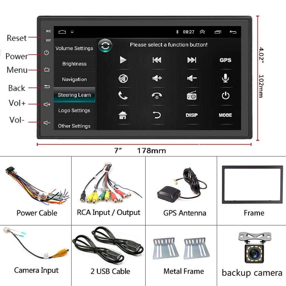 podofo-android-car-radio-2-din-7-pouces-bluetooth-gps-cam-ra image 7