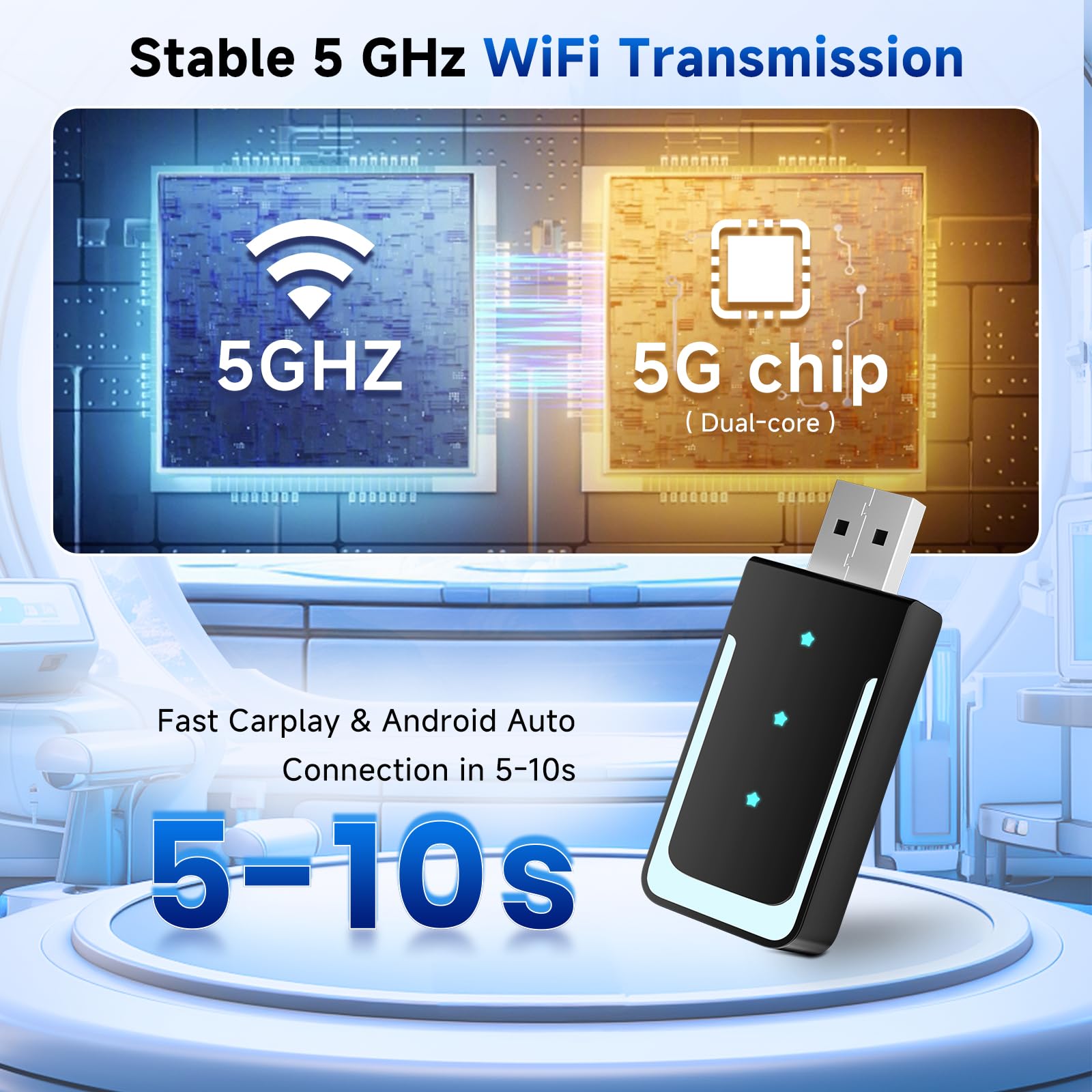 podofo-carplay-ai-box-adaptateur-sans-fil-usb-type-c image 6