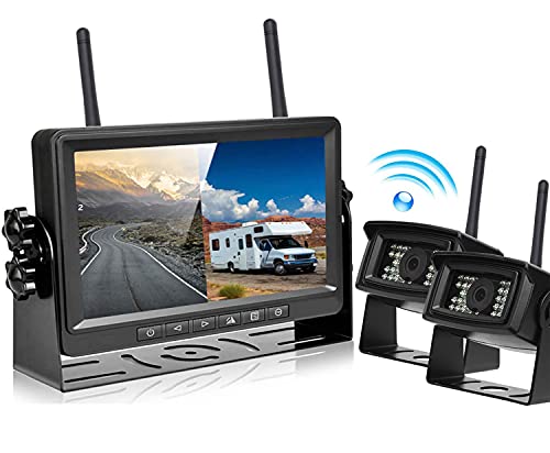 podofo-kit-cam-ra-de-recul-sans-fil-7-pouces-2-cam-ras-ip69 image 8