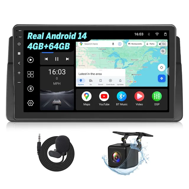 eonon-vehicle-specific-gps-9-bmw-e46-autoradio-4go-64go image 1