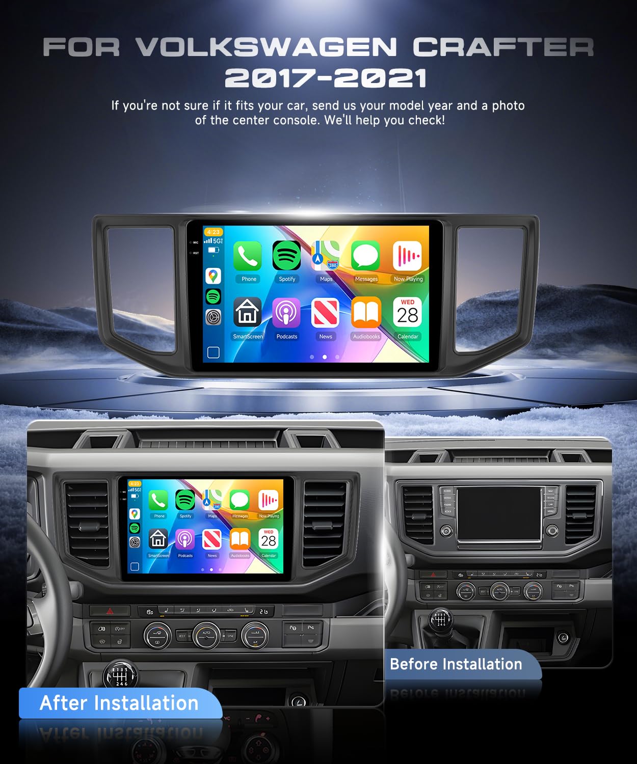 vechtel-autoradio-vw-crafter-2017-2021-10-1-android-carplay image 2