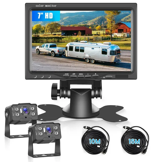 vechtel-cam-ra-de-recul-et-cran-kit-7p-double-cam-ra-1080p image 1