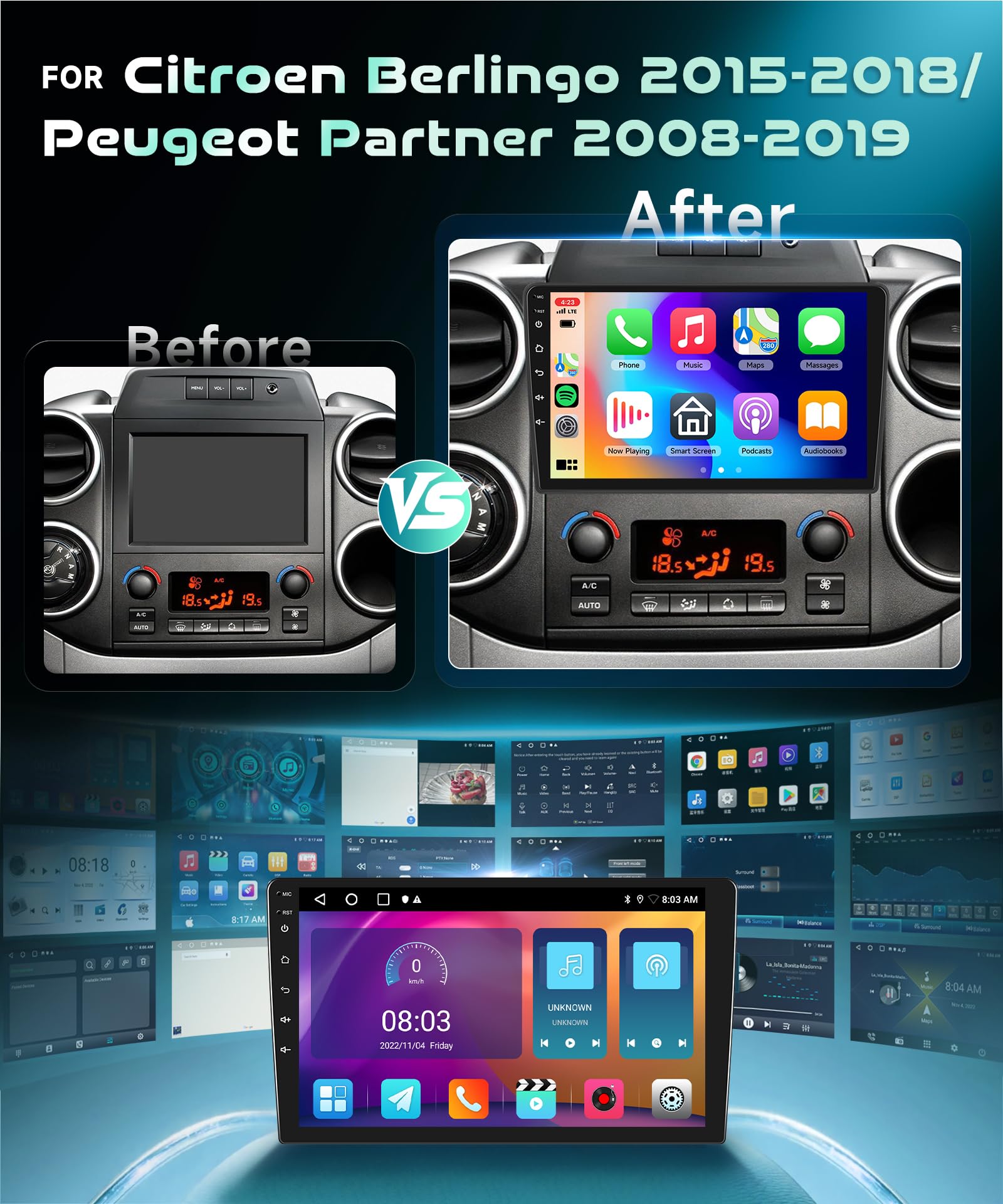 vechtel-autoradio-sp-cifique-v-hicule-berlingo-partner-9-2-64go-carplay image 2