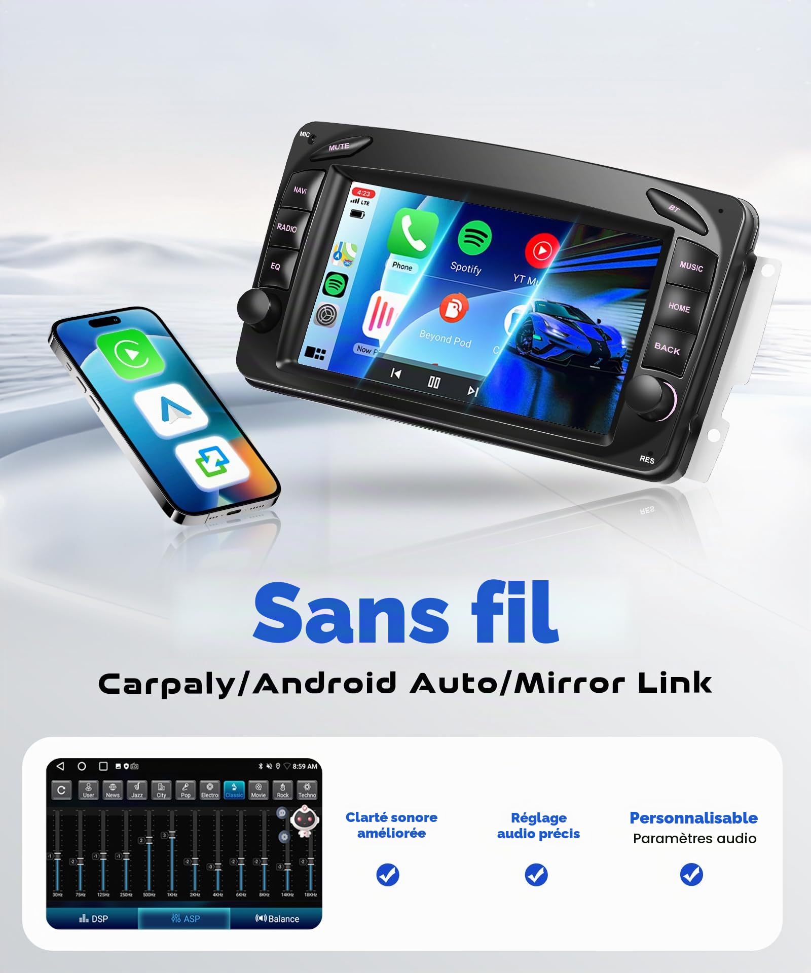 vechtel-autoradio-classe-c-w203-7-2-64go-android-15 image 4