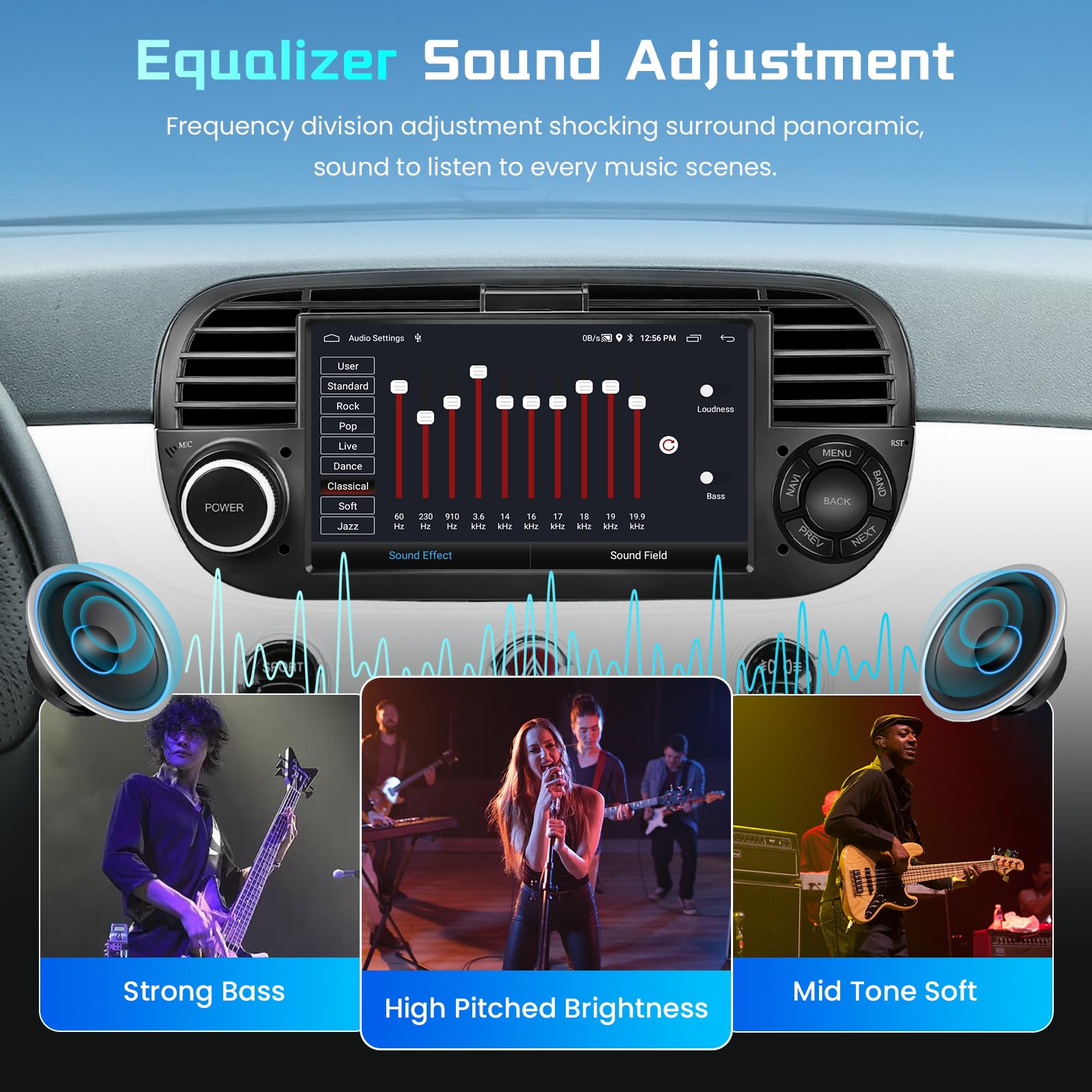 podofo-android-car-radio-autoradio-fiat-500-7-2-64g-carplay image 3