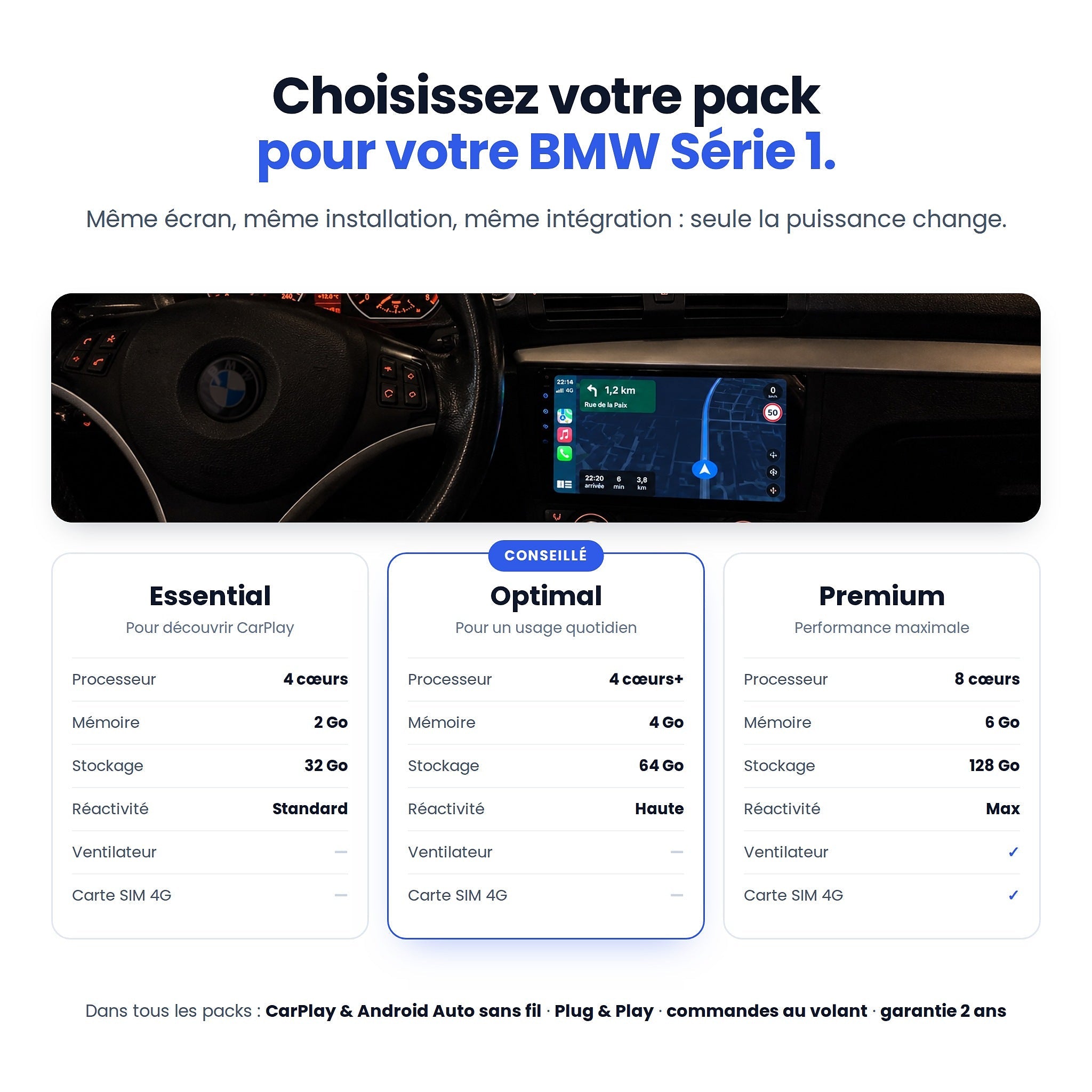 my-carpplay-autoradio-carplay-int-gr-bmw-s-rie-1-e87-pack-optimal image 6