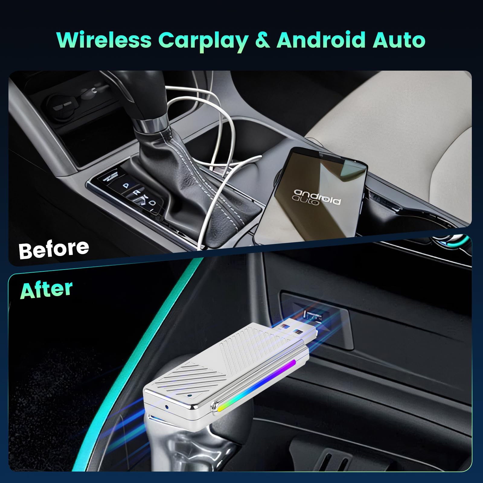 podofo-carplay-ai-box-adaptateur-android-auto-sans-fil-mini image 3