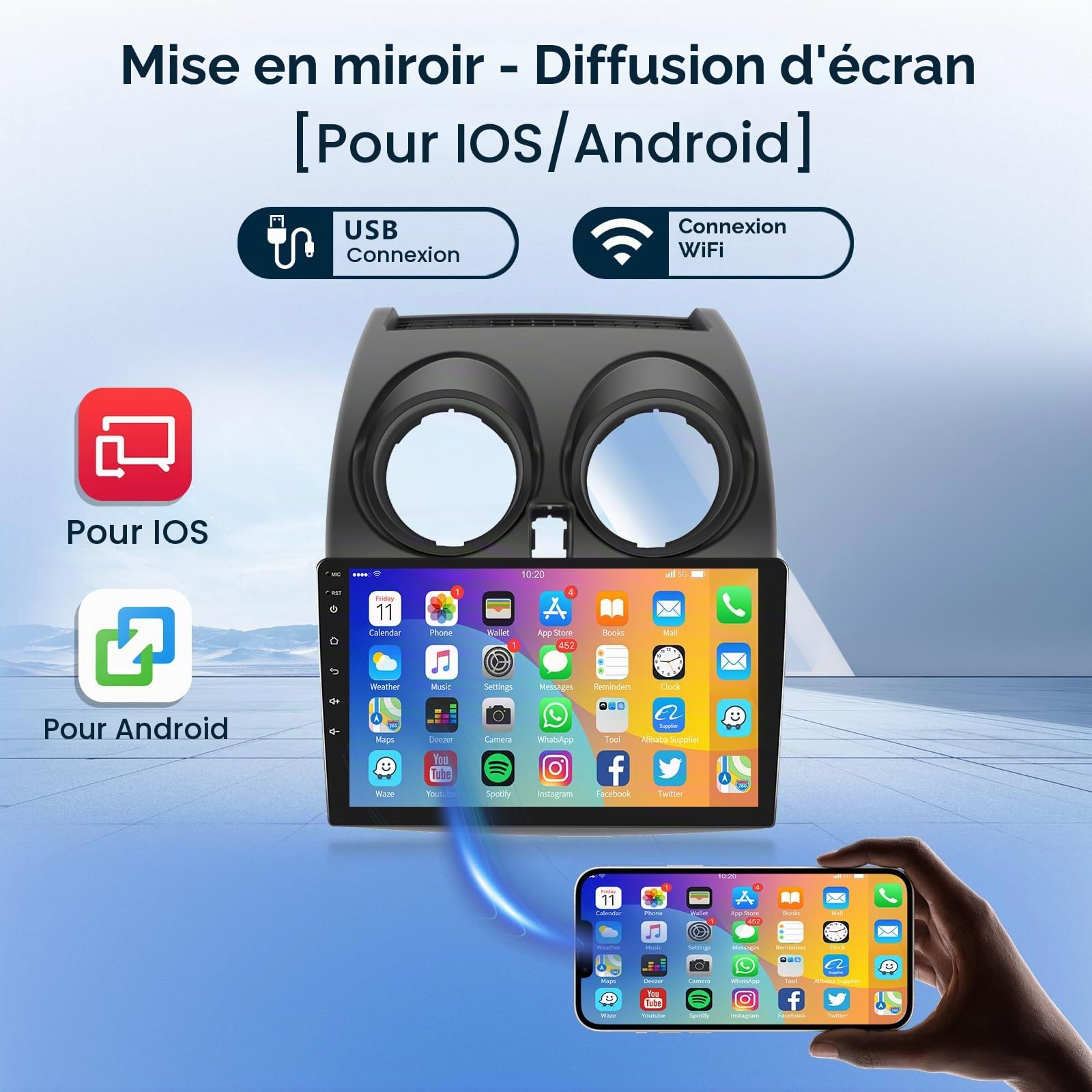 vechtel-qashqai-j10-2g-64g-autoradio-9-pouces-android-15 image 7