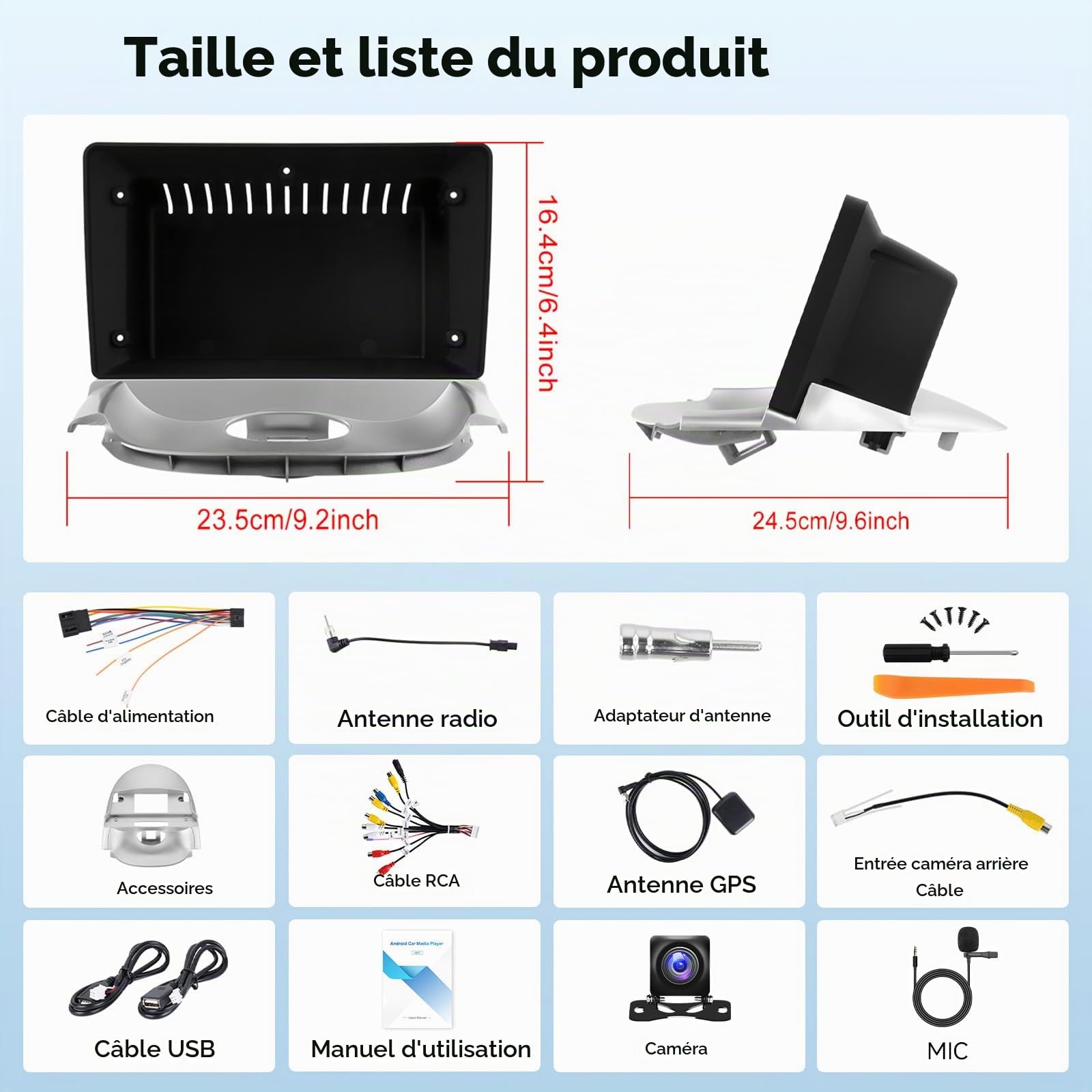 podofo-android-car-radio-autoradio-9-pouces-4-64-go-peugeot-206-c2 image 7