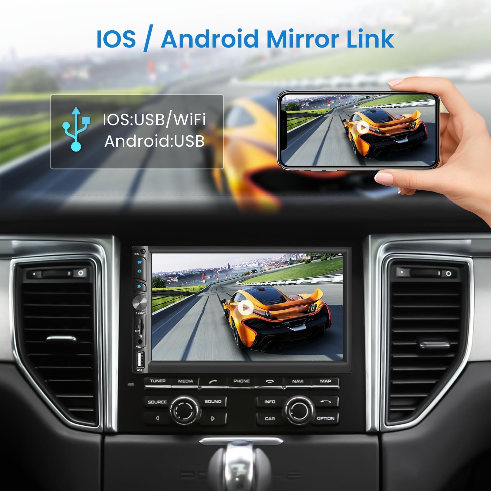 vechtel-autoradio-2-din-7-carplay-sans-fil-avec-cam-ra image 5