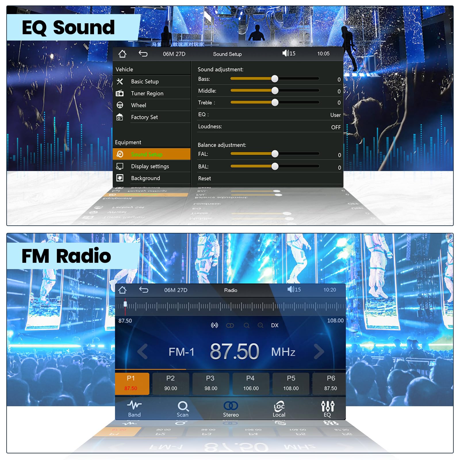 podofo-android-car-radio-1-din-autoradio-5-pouces-carplay image 4