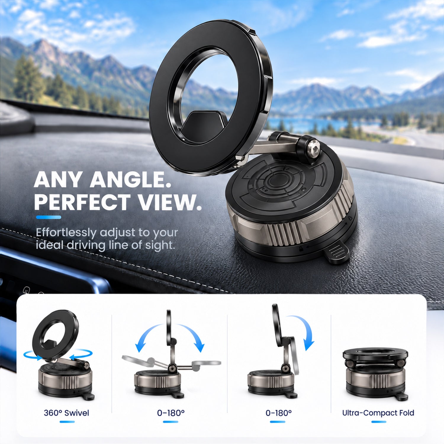 auto-vox-x9-support-t-l-phone-voiture-ventouse-twist-lock image 2