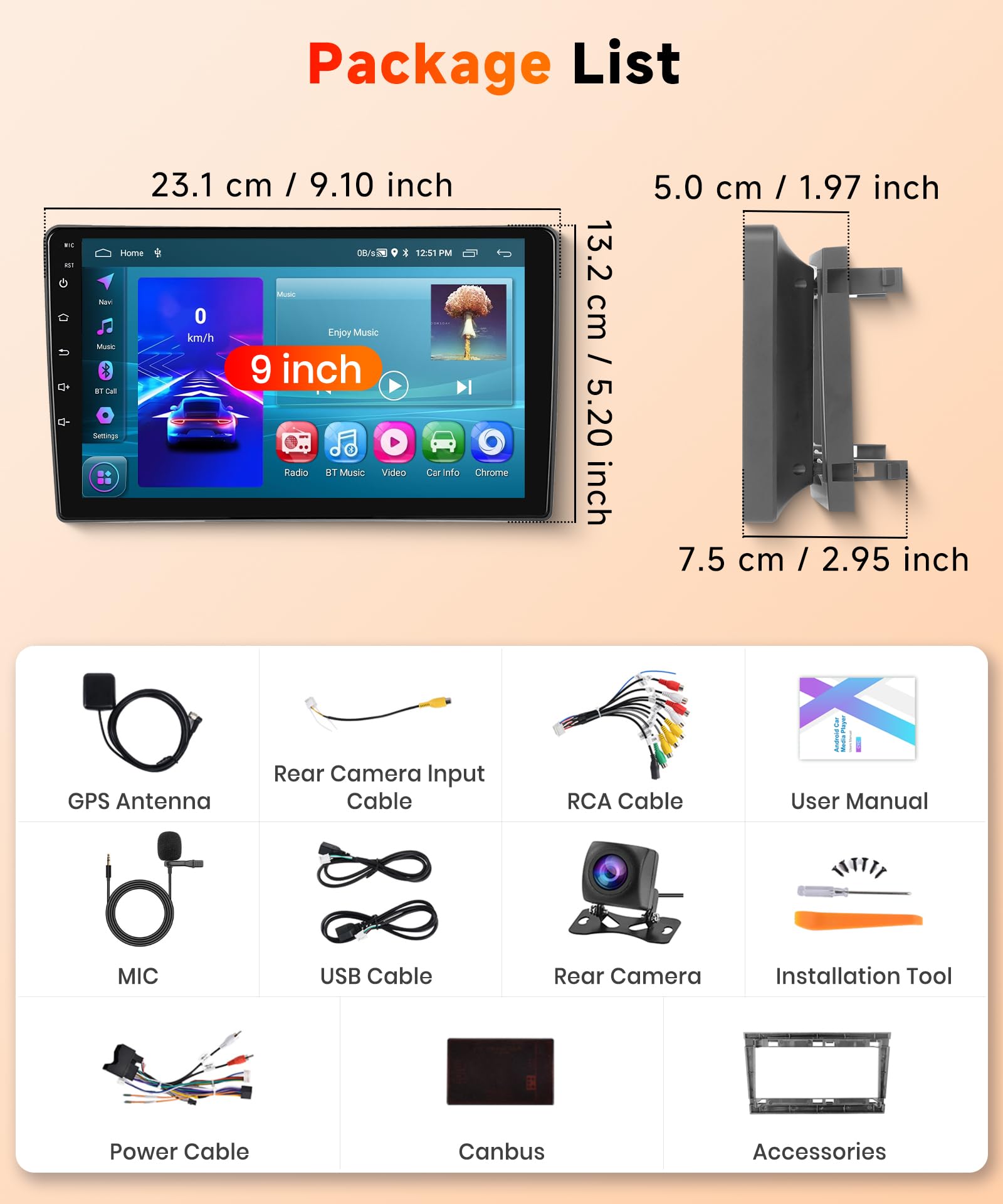 vechtel-autoradio-opel-zafira-9-pouces-2-64g-carplay-sans-fil image 7