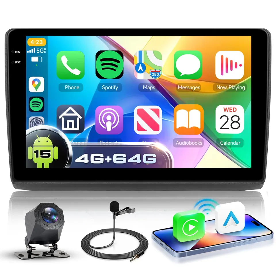 vechtel-autoradio-android-15-trafic-10-1-4g-64g-carplay image 1