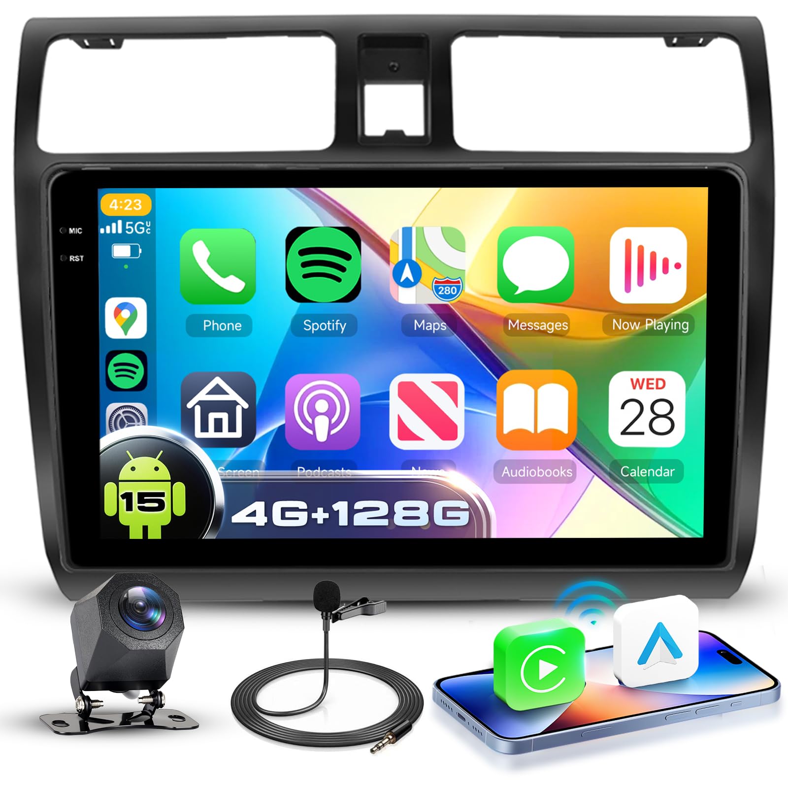 vechtel-autoradio-tactile-10-1-suzuki-swift-4-64-go-android-15 image 8