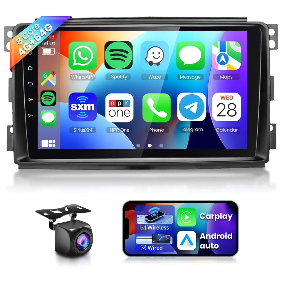 vechtel-smart-fortwo-2005-2010-autoradio-9-4g-64g-8-c-urs image 1