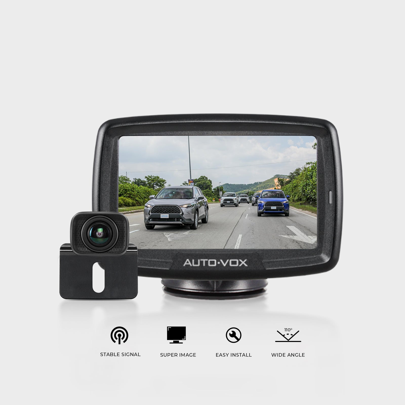 auto-vox-cs2-kit-cam-ra-recul-sans-fil-4-3-480p image 1