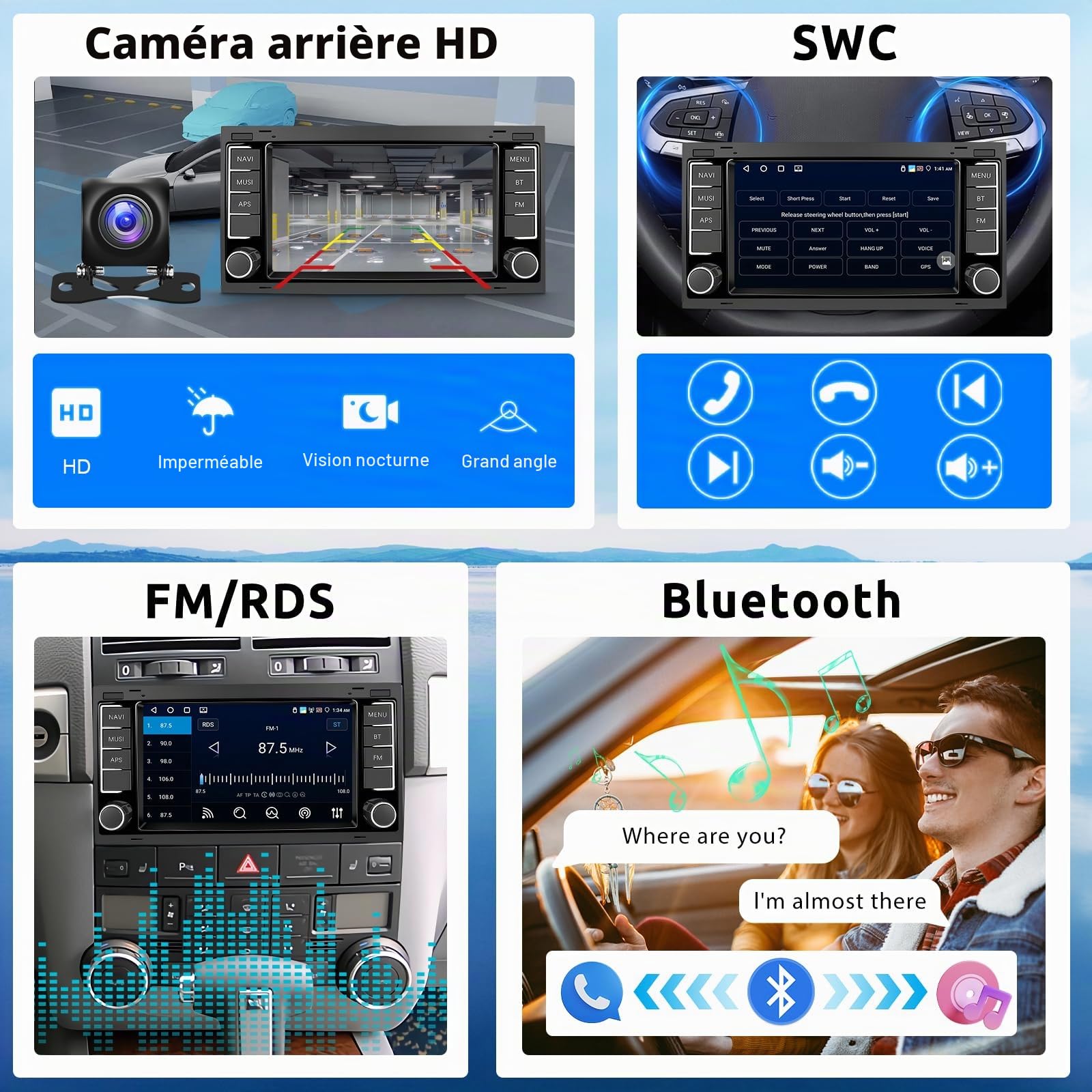 vechtel-autoradio-vw-touareg-7-pouces-android-13-4-64g image 7