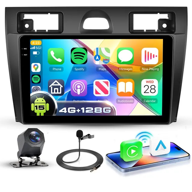 vechtel-autoradio-android-15-fiesta-mk5-9-4g-128g image 1