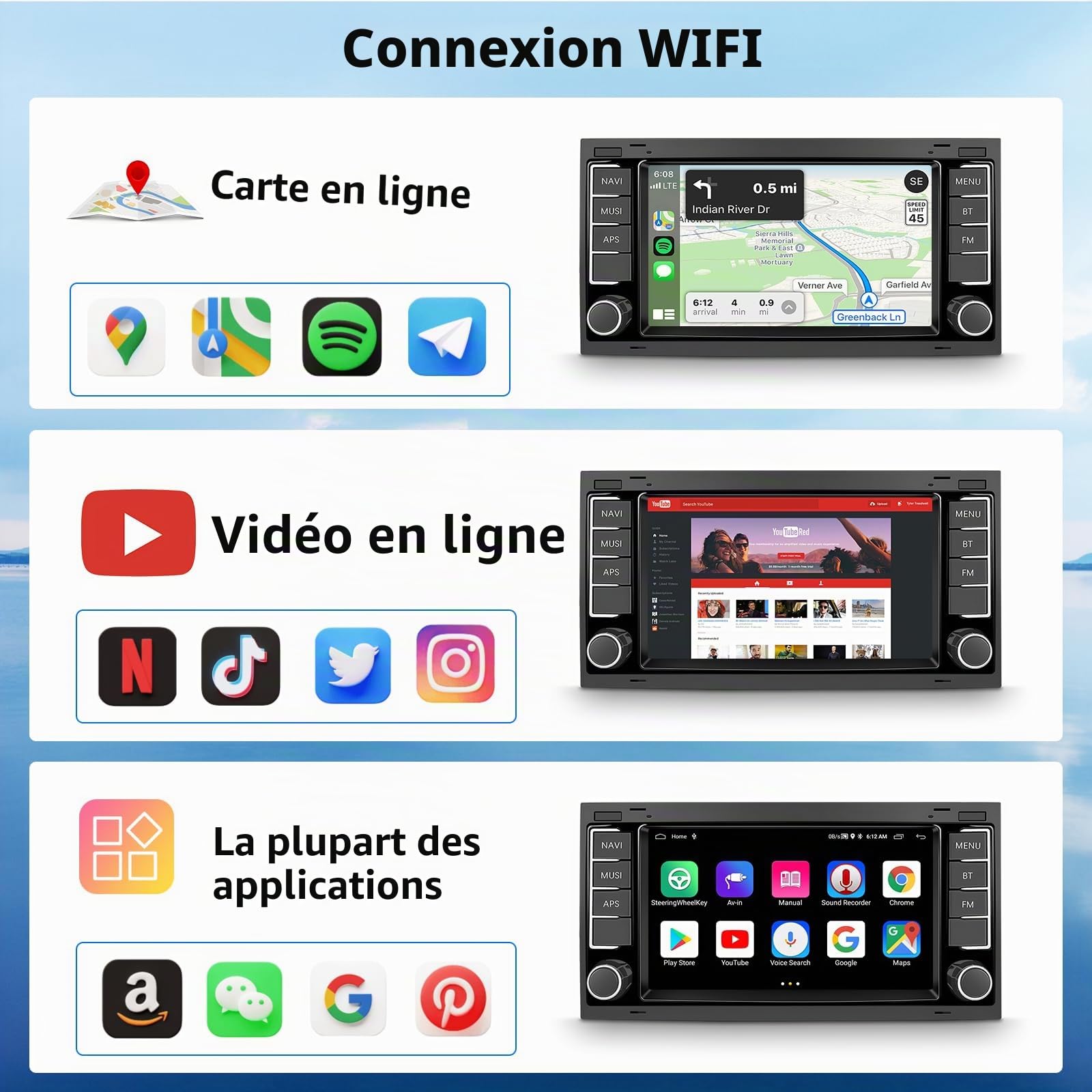 vechtel-autoradio-vw-touareg-7-pouces-android-13-4-64g image 5