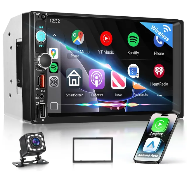 vechtel-autoradio-2-din-7-pouces-autoradio-carplay-cam-ra-recul image 1
