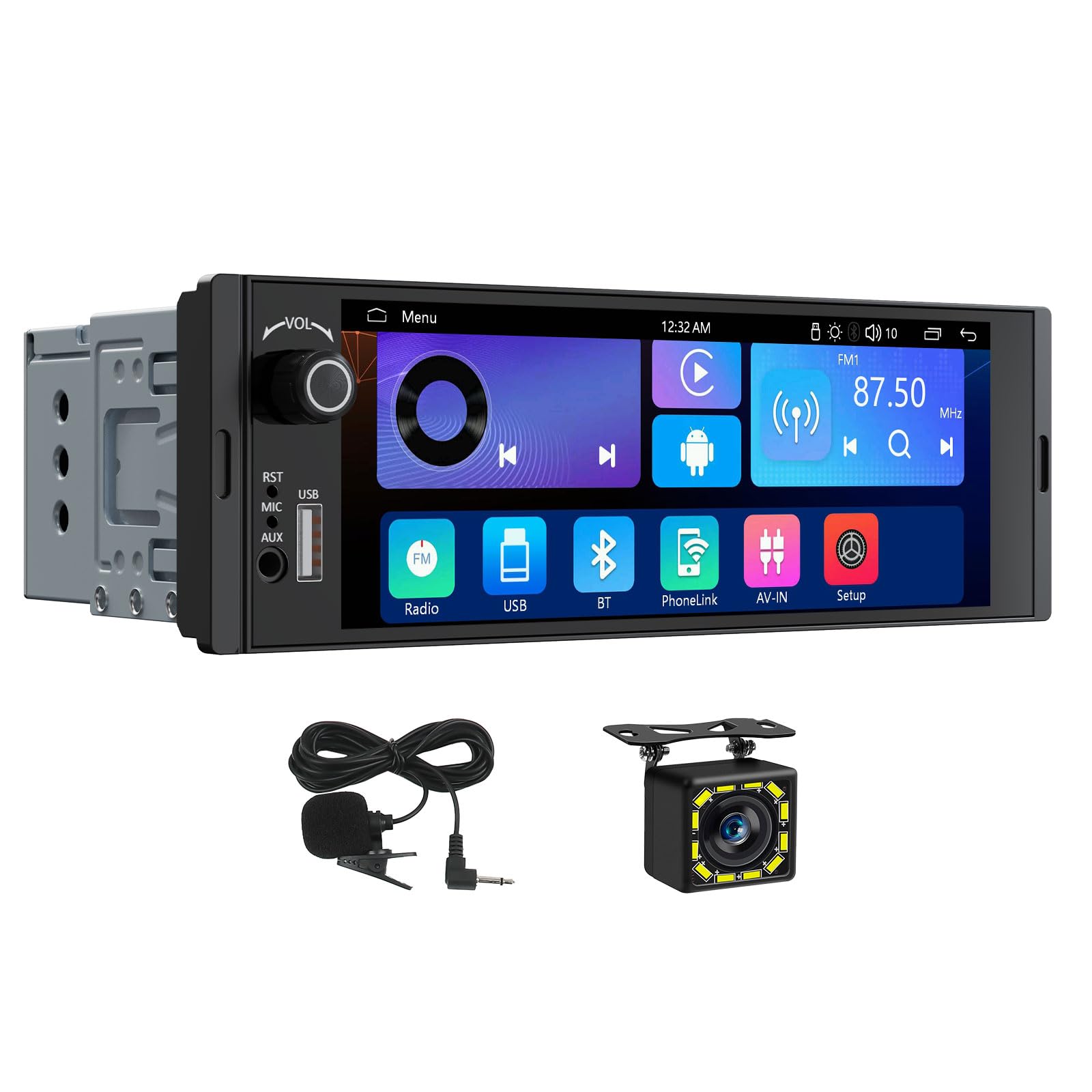 eonon-1-din-car-stereo-autoradio-1-din-6-36-pouces-carplay-x3u image 1
