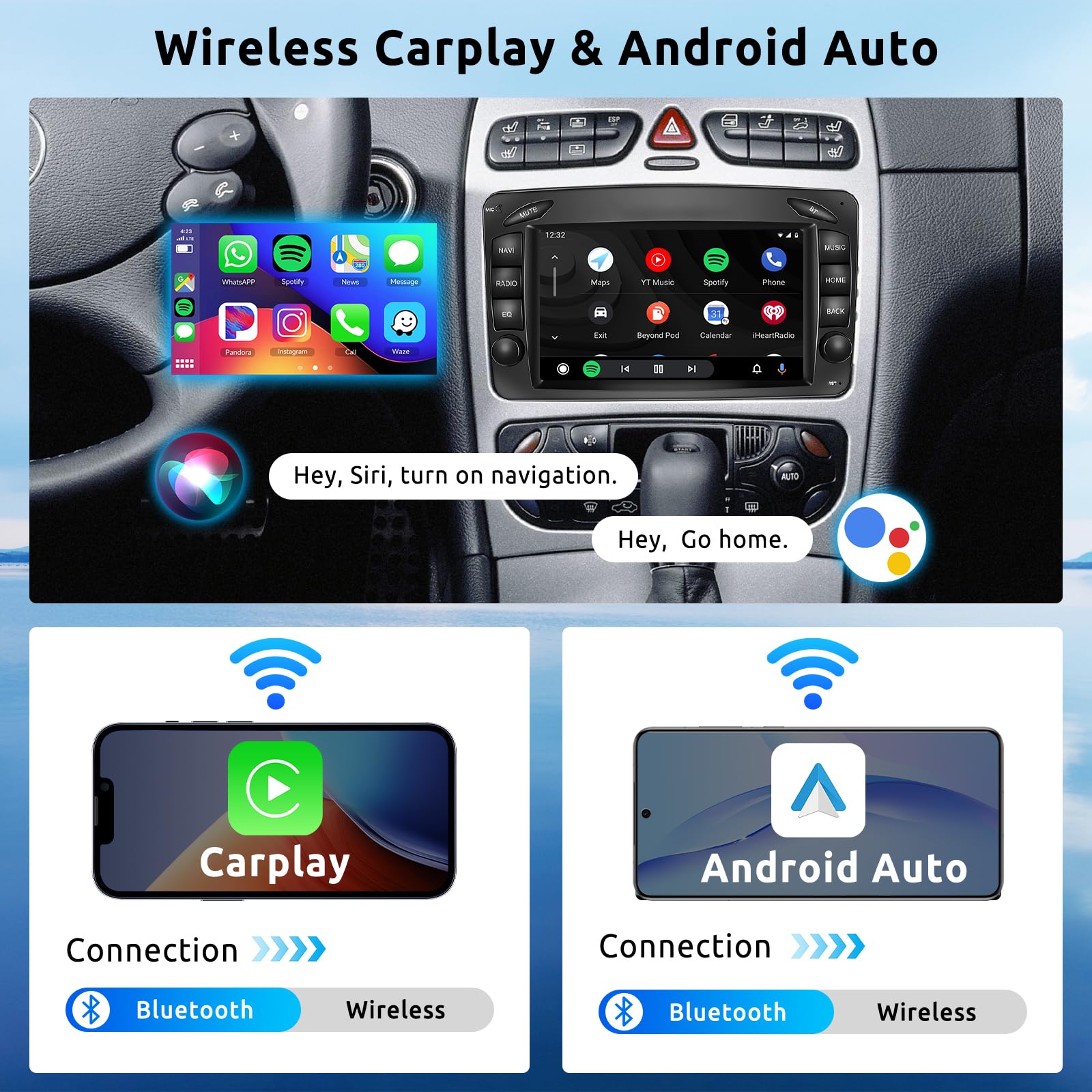 vechtel-autoradio-mercedes-w203-w209-7-pouces-android-4-64g image 4