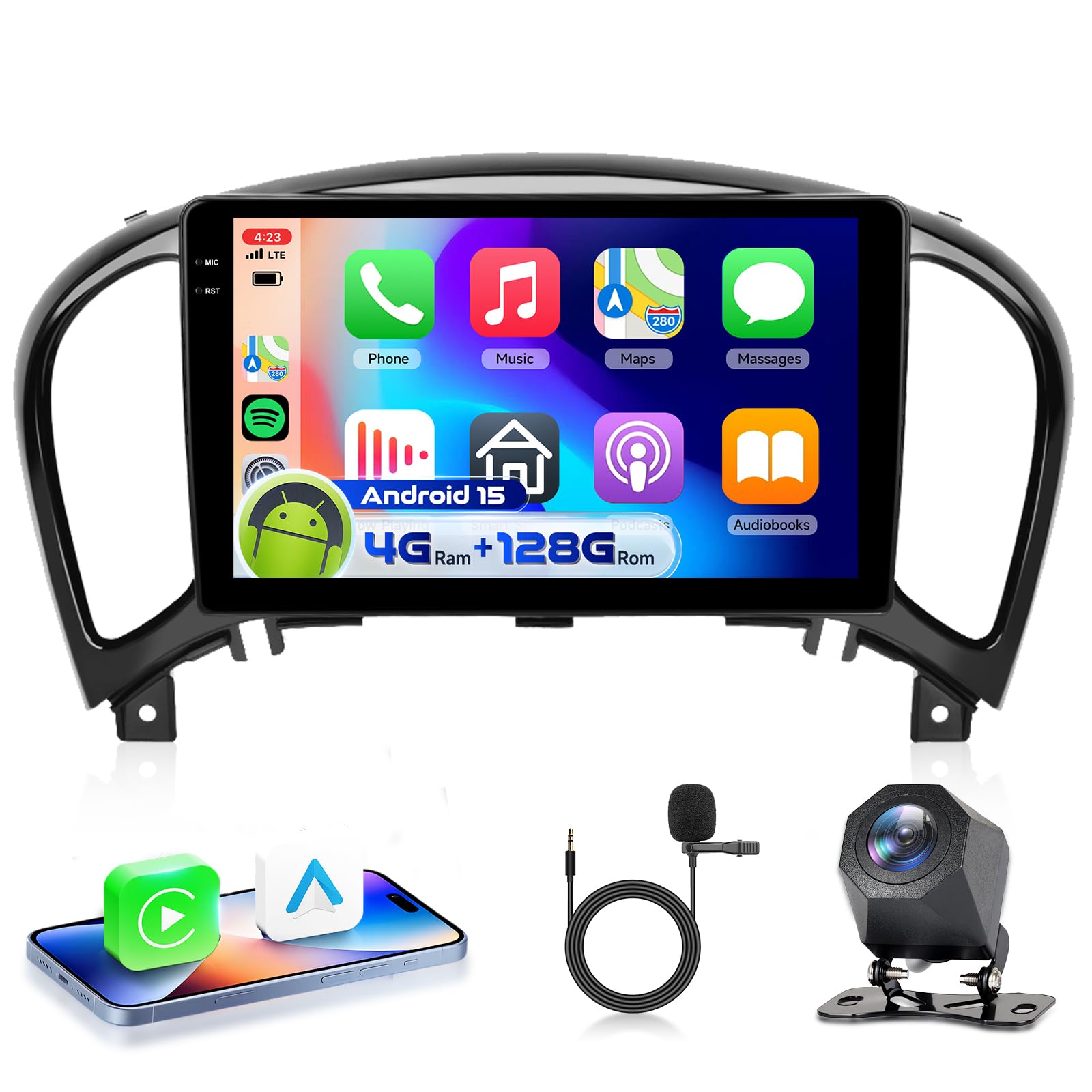 vechtel-autoradio-sp-cifique-autoradio-juke-j15-2010-2019-2-64g-ahd image 8