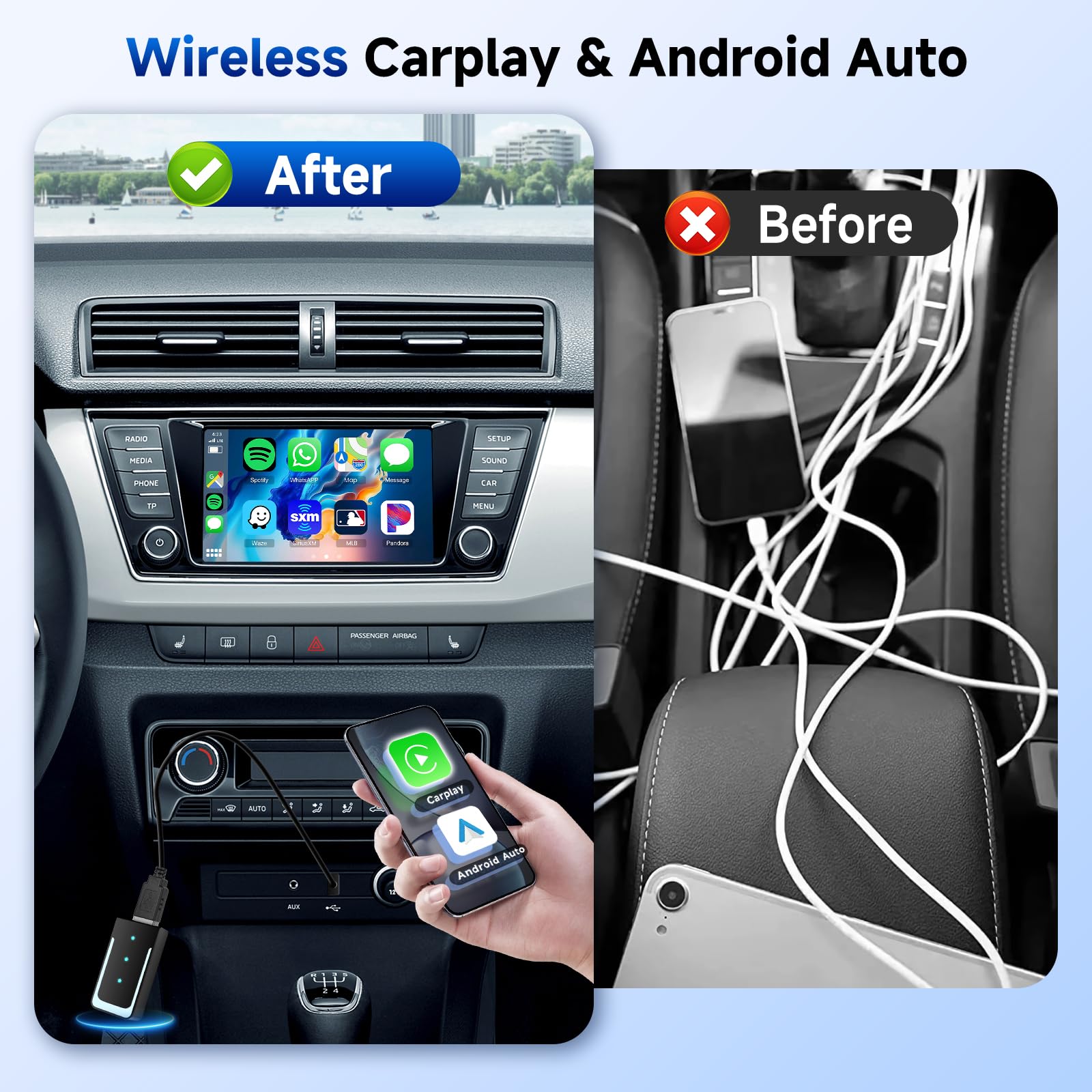 podofo-carplay-ai-box-adaptateur-sans-fil-usb-type-c image 2