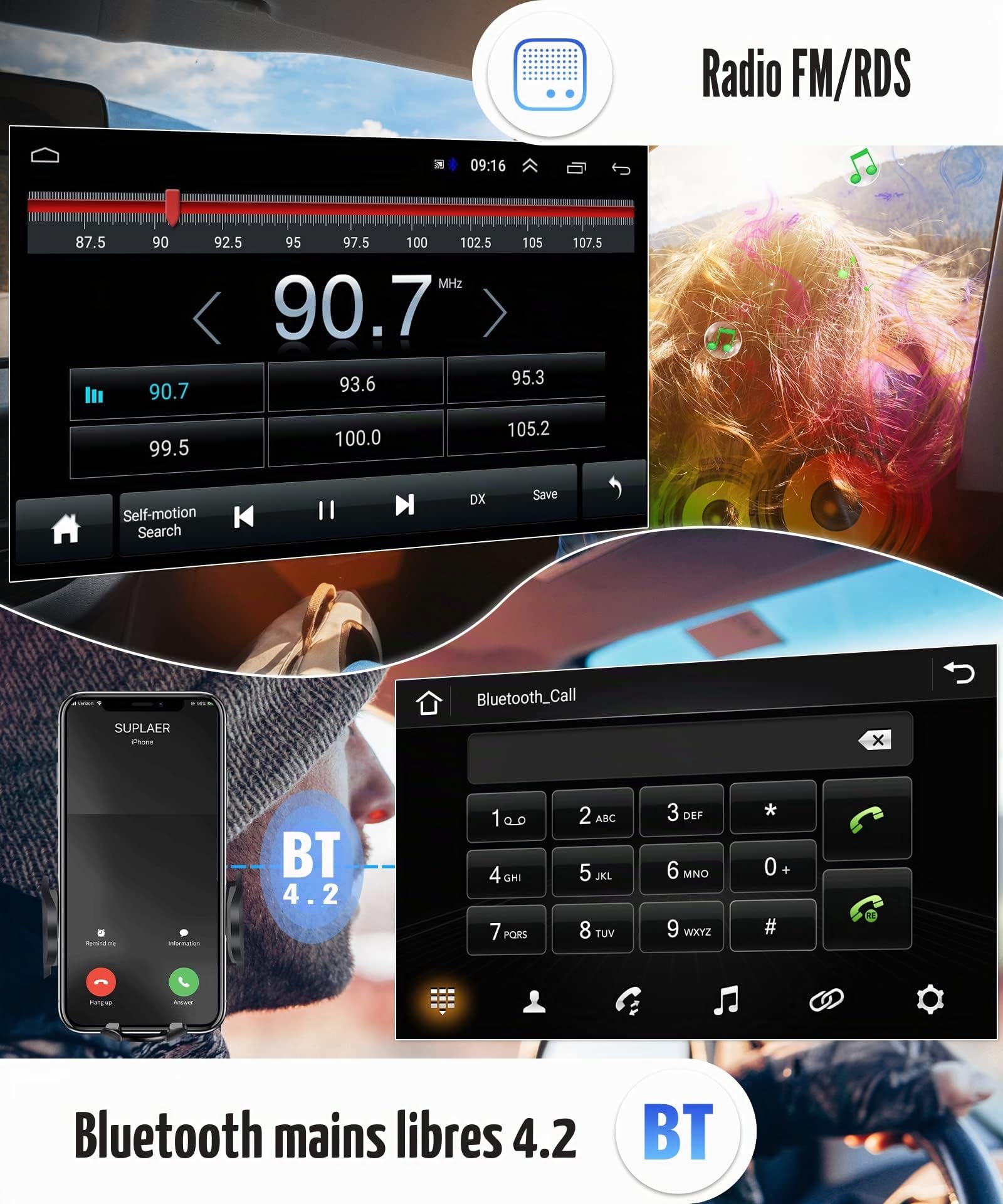 podofo-android-car-radio-autoradio-tiguan-9-2-64g image 5