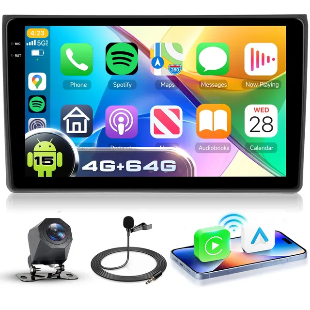 vechtel-autoradio-audi-a4-2004-2008-9-4-64go-carplay-in-cell image 1