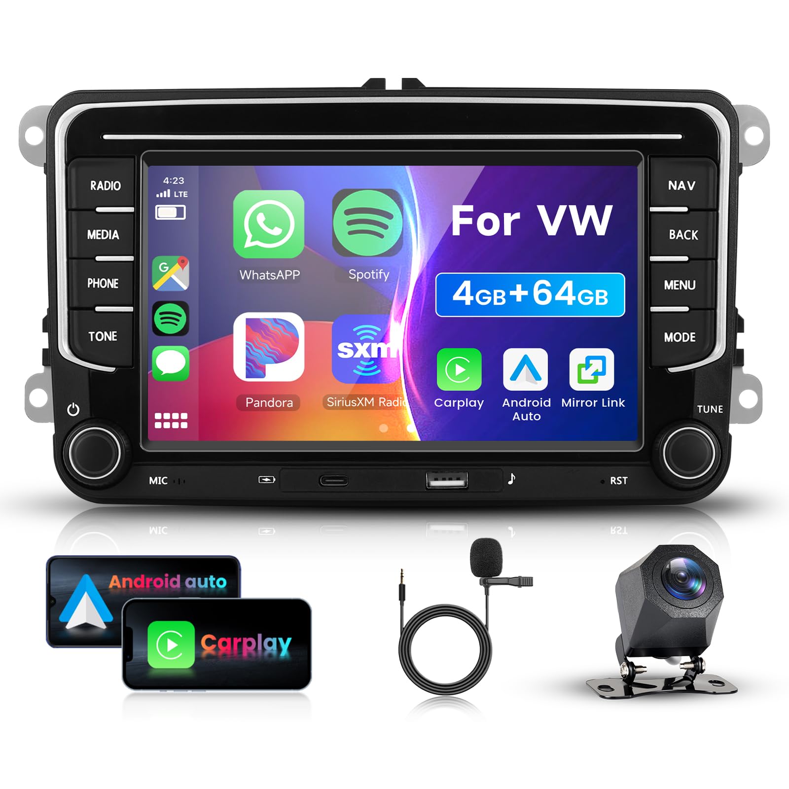 vechtel-autoradio-7-golf-5-6-polo-passat-android-2-64-go image 8