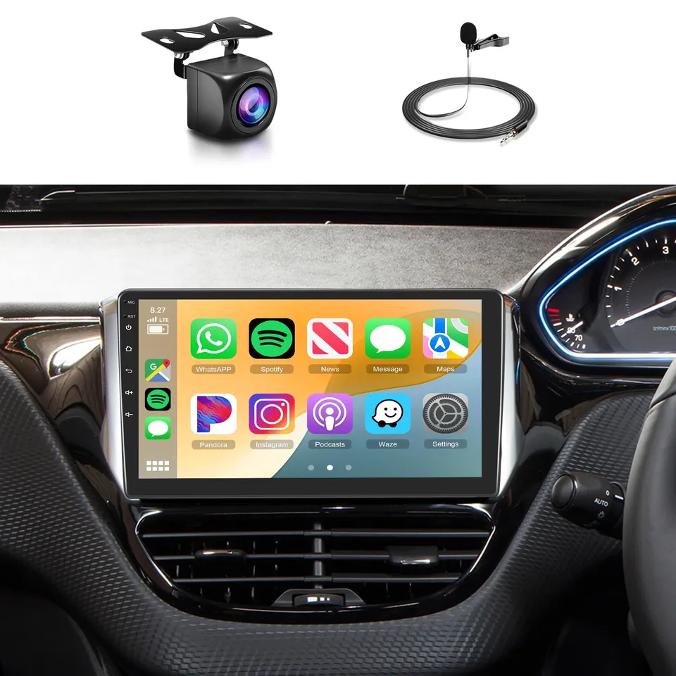 podofo-android-car-radio-10-1-pour-peugeot-208-2008-autoradio-4go-64go image 1