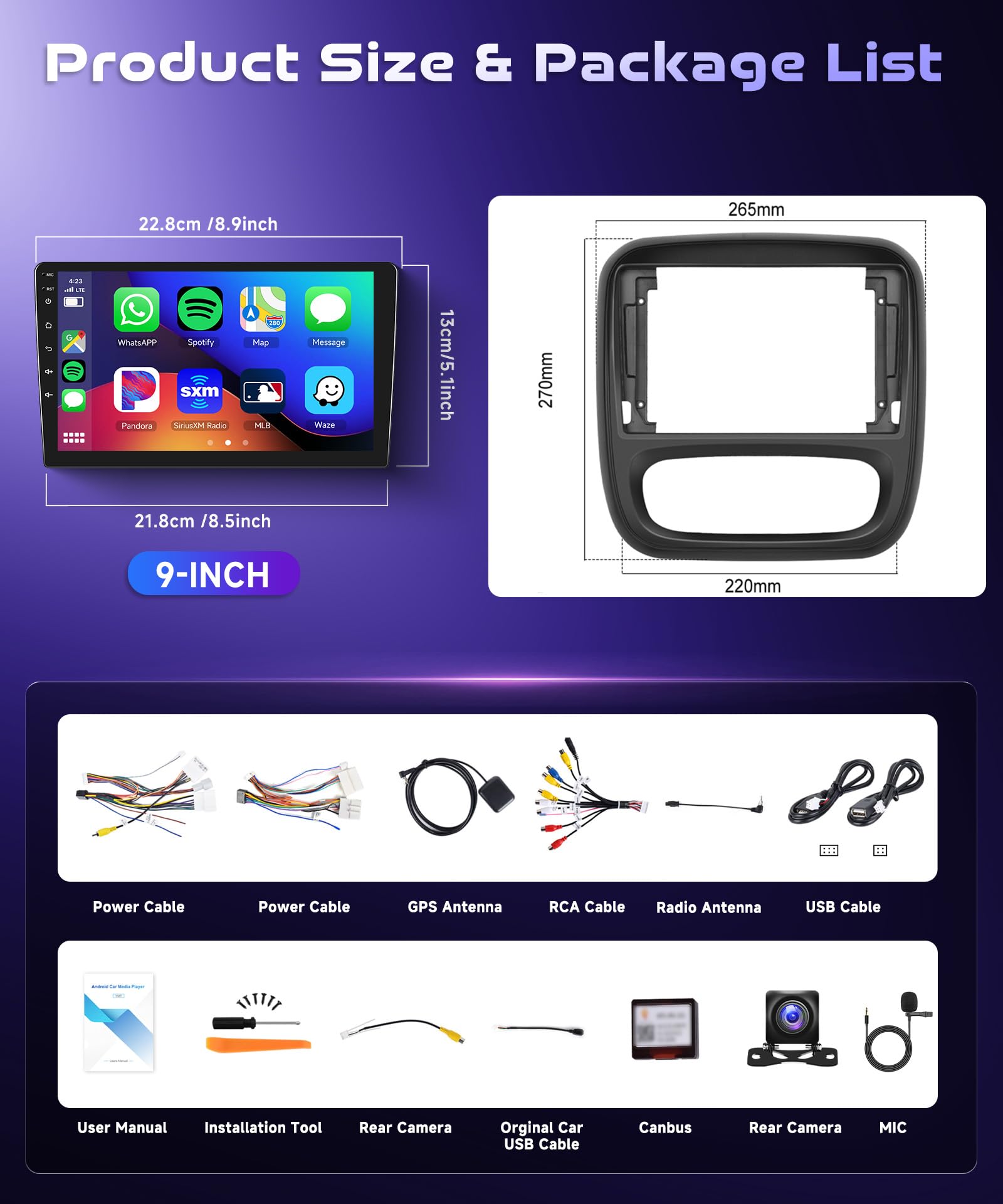 vechtel-autoradio-trafic-vivaro-b-9-pouces-android-13-dsp image 7