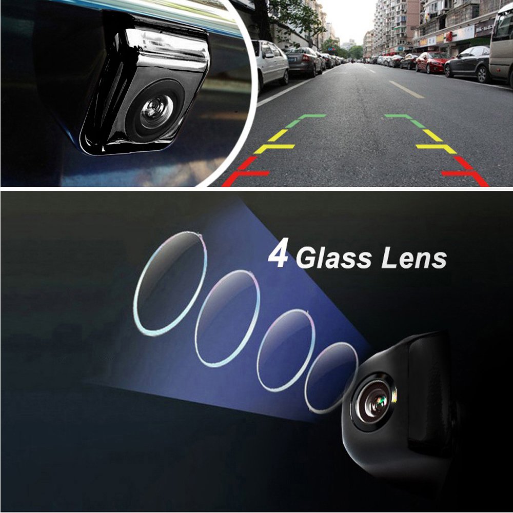 podofo-car-reversing-aid-cam-ra-recul-universelle-170-degr-s-noire image 2