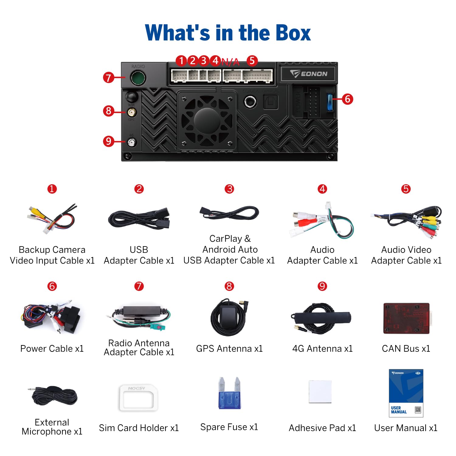 eonon-vehicle-specific-gps-vwx6s-pro-autoradio-9-pouces-golf-8-128go image 8
