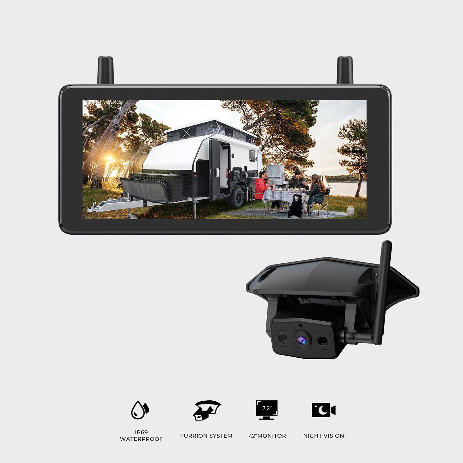 auto-vox-wf1-kit-cam-ra-de-recul-sans-fil-7-2-1080p-furrion image 1