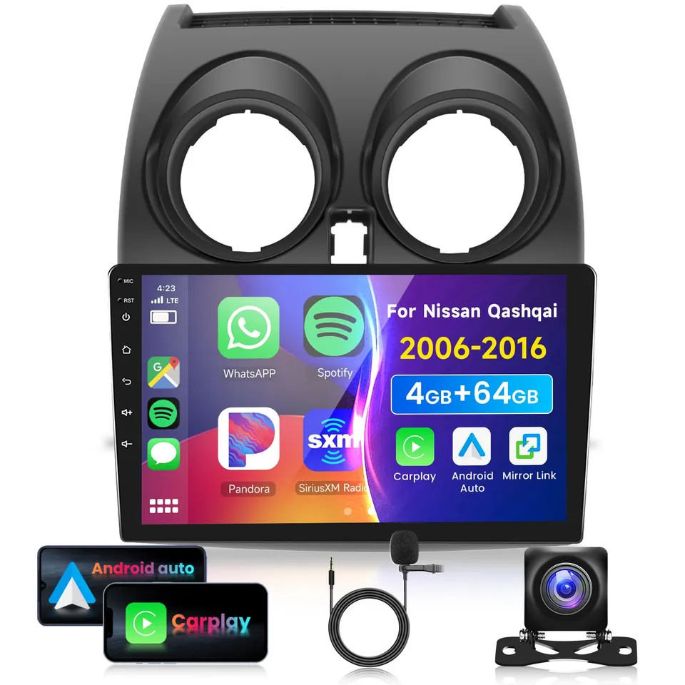 vechtel-qashqai-j10-2006-2016-autoradio-9-4-64g-carplay image 1